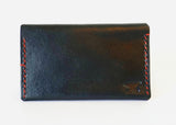 "The Magnate" Leather Bi-Fold Card Wallet - Black