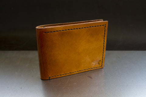 "The Civilian" Leather Bifold Wallet - Saddle Brown