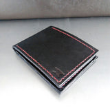 "The Civilian" Leather Bifold Wallet - Black