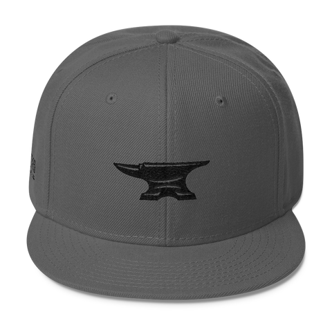 Anvil Logo Snapback - Charcoal