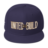 "UNITED to BUILD" Snapback Hat - Navy Blue