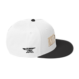 "UNITED to BUILD" Snapback Hat - White/Black