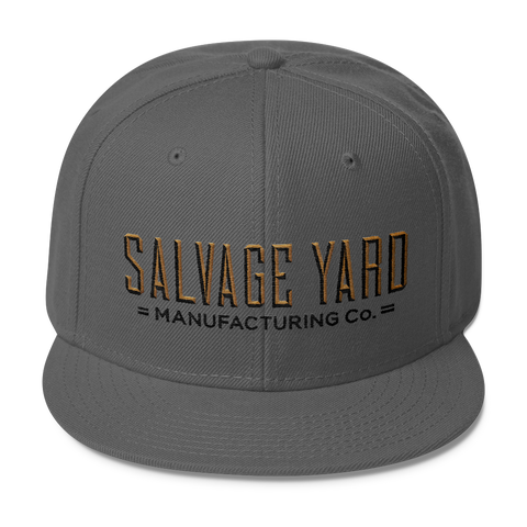 Chiseled Logo Snapback - Charcoal