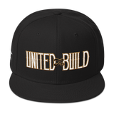 "UNITED to BUILD" Snapback Hat - Black