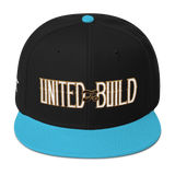 "UNITED to BUILD" Snapback Hat - Black/Blue