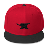 Anvil Logo Snapback - Red/Black