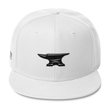 Anvil Logo Snapback - White