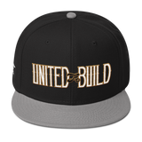 "UNITED to BUILD" Snapback Hat - Black/Grey